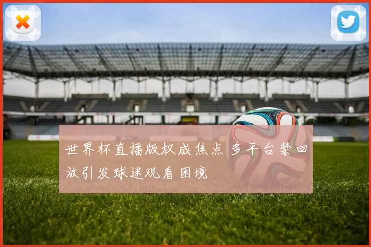 世界杯直播版权成焦点 多平台禁回放引发球迷观看困境